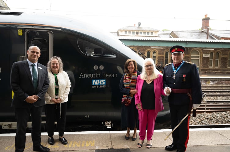 Joe Graham, Lisa Cleminson, Eluned Morgan MS, Aneira and the High Sheriff of Gwent, Simon Gibson