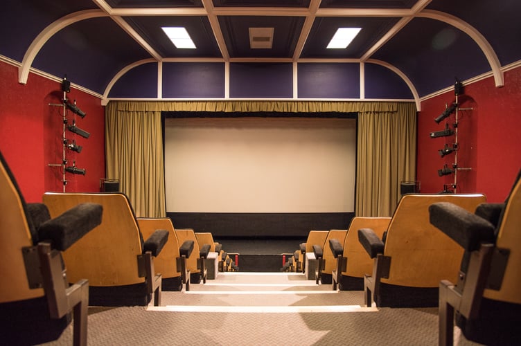 Inside Theatr Gwaun, Fishguard