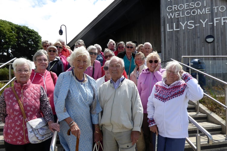 Tenby Friendship Club mystery trip to Llys-y-Fran