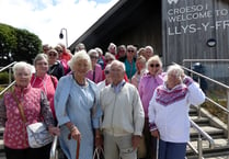 Tenby Friendship Club takes mystery tour to Llys y Fran