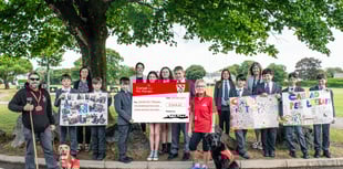Four legged friends at Greenhill School, Tenby