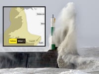 Warning of strong winds on Friday for west coast of Wales