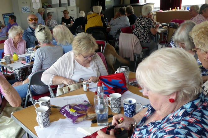 Tenby Friendship Club held a scavenger hunt and cream tea at the townÕs Augustus Place Community Hall.