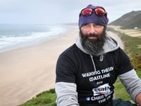 King Charles congratulates SSAFA coast walker at journey’s end