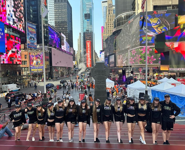 Vibe School of Dance dancers in New York