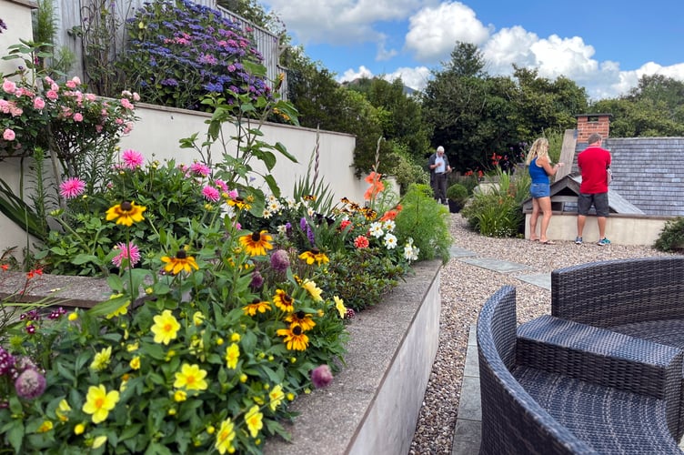 Judging Saundersfoot in Bloom were Keith Williams, Chairman, Rachel Treadway-Williams and David Cox.
