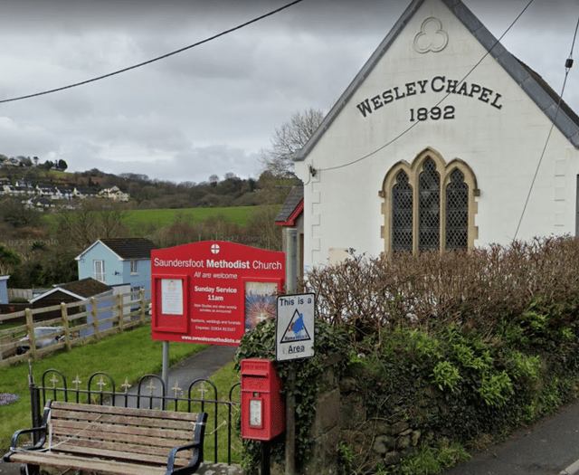 Saundersfoot Methodist Church this Sunday