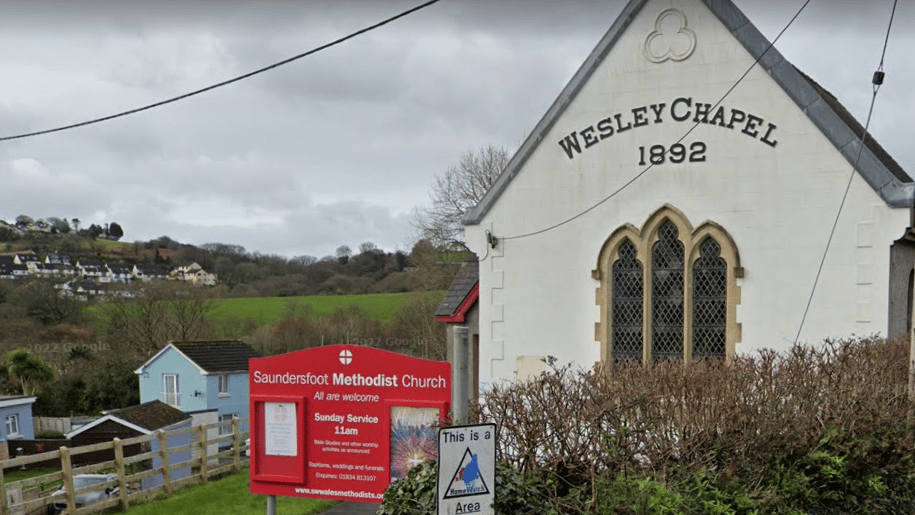 Saundersfoot Methodist Church celebrates anniversary