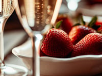 Strawberries and Prosecco for St Issell’s WI, Saundersfoot