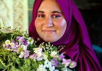 Books, Blinis and National Poet of Wales Hanan Issa at Llangwmlitfest