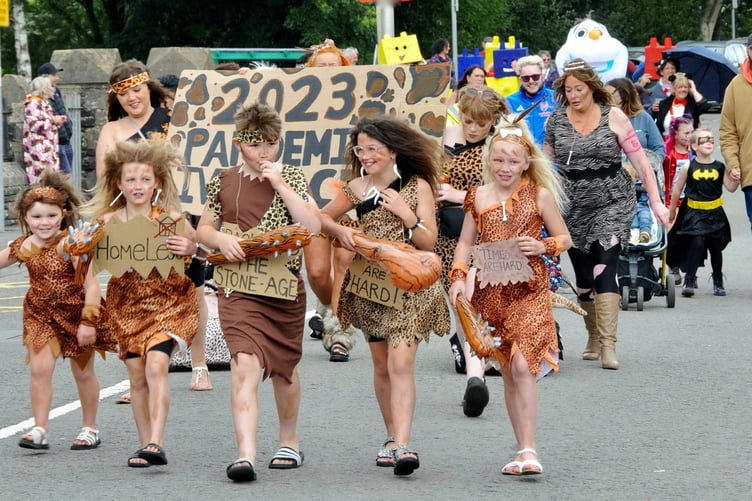 Whitland Carnival - Pandemic Living Crisis 2023 walking entry