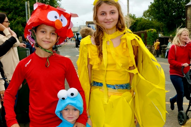 Whitland Carnival walking entries - Sesame Street