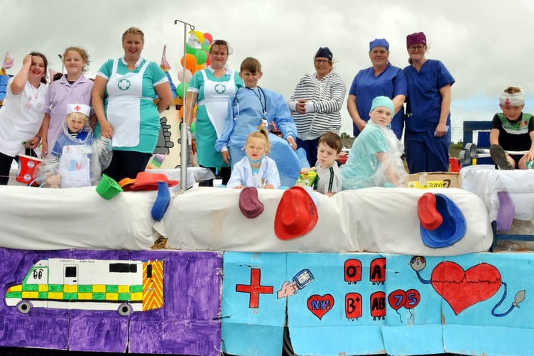 Whitland Carnival - NHS float