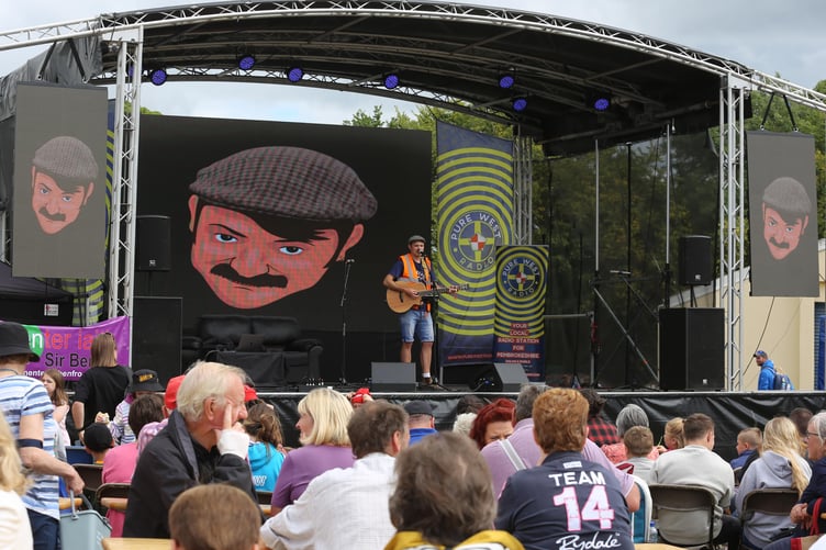 Pure West Radio Stage at 2022 Pembrokeshire County Show
