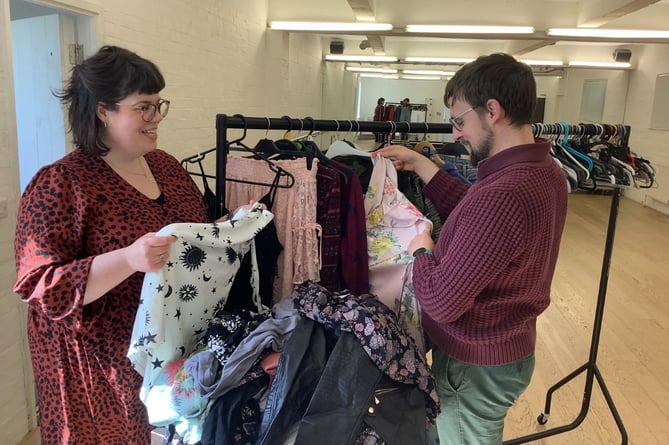 Clothes swaps at the Torch are held every two months.