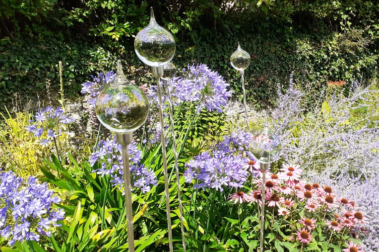 Sculpture by Neil Wilkin at Upton Castle Gardens