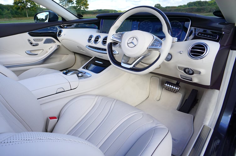Interior of car