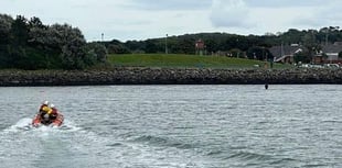 Emergency services unite to rescue casualty stuck in Pembroke Dock mud