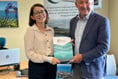 Marine Energy Wales team has a welcome visit from MP Simon Hart
