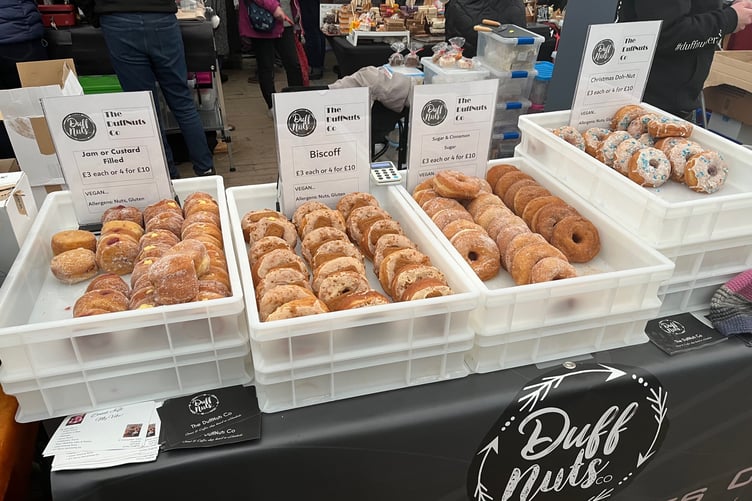 Duffnuts, the local doughnut company will have a stand selling doughnuts with a variety of fillings at the Fair.