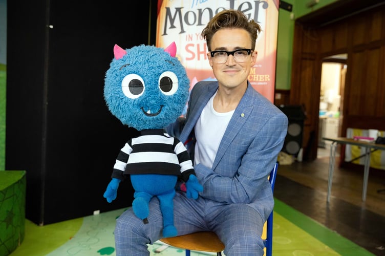 Well-known author Tom Fletcher pictured during rehearsals and development of the show
