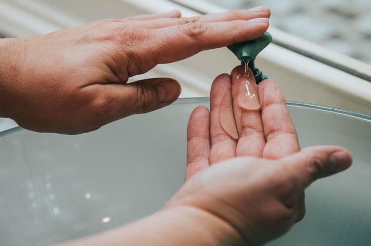 Washing hands