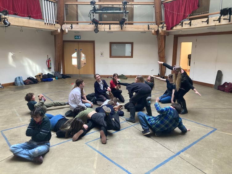 Young people at Small World Theatre