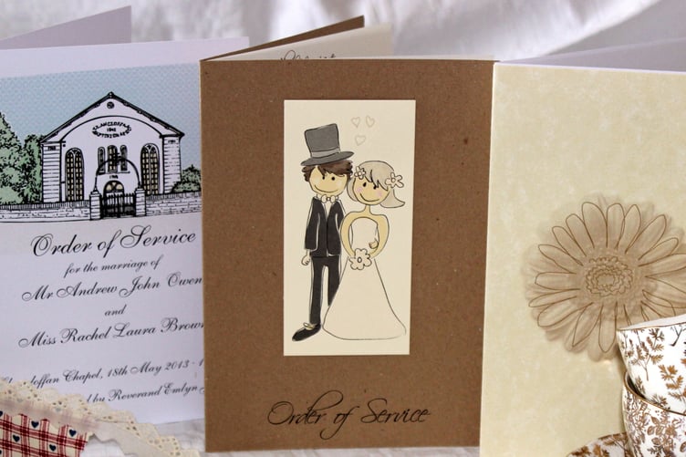 Wedding stationery by Fforrest Print