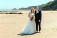 Samantha and Stephen Palmer marry in St Issell’s Church, Saundersfoot