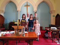 Young people take the lead at St Johns Church Tenby