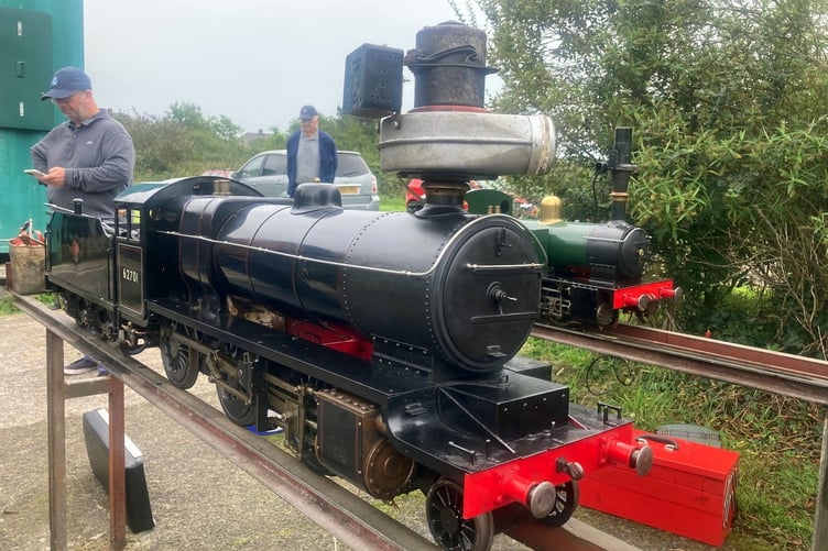 Swansea and Pembrokeshire Model Engineers at the Meads track, Milford Haven