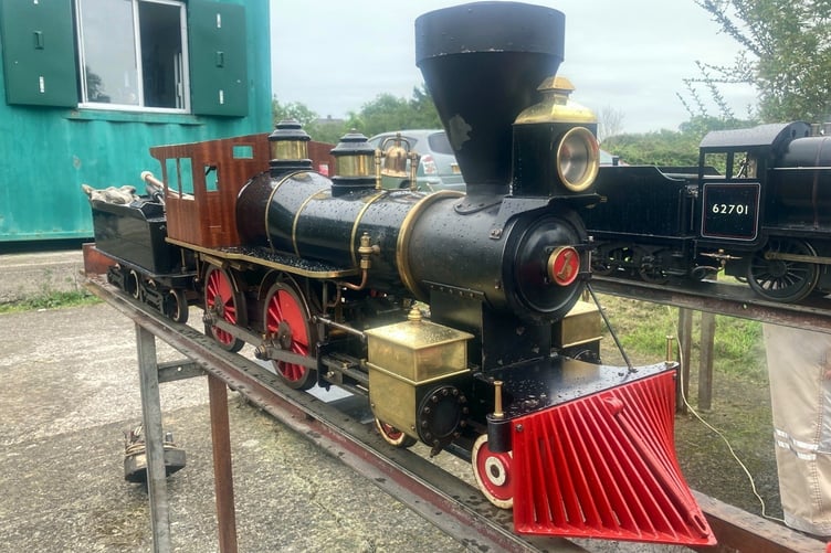 Swansea and Pembrokeshire Model Engineers at the Meads track, Milford Haven