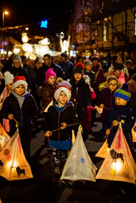 Cardigan lantern parade