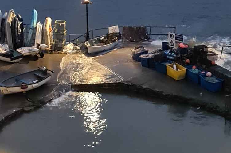 High tide at Tenby