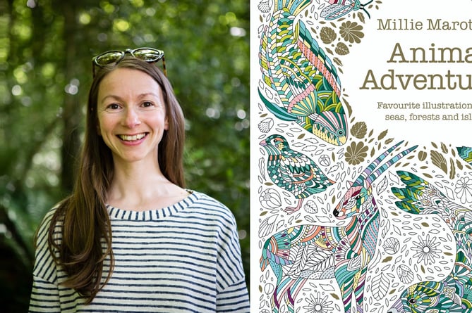 Tenby author Millie Marotta and her new Animal Adventures colouring book