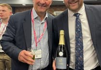 Not the whole bottle! Velfrey Vineyard adds sparkle to Conservative reception