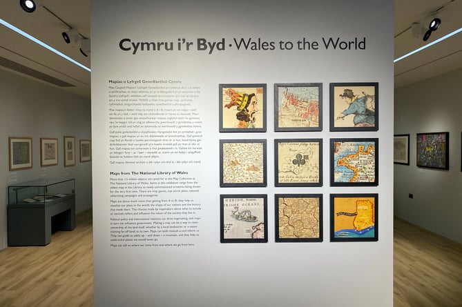 Wales to the World Exhibition at Riverside Library, Haverfordwest