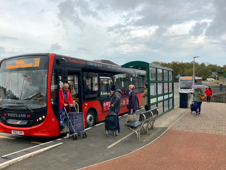 Buses at Haverfordwest