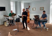 Inflation hits as John Gibbon Trio swells to four at Tenby Jazz Lunch