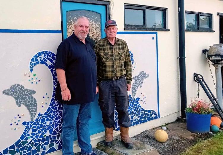 Phil Collins and Peter Kraus at the Maritime Heritage Centre in Pembroke Dock, a top TripAdvisor destination.