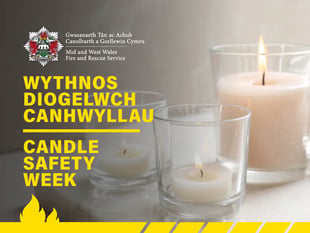 Candle Fire Safety Week - use LED candles, local fire service advises