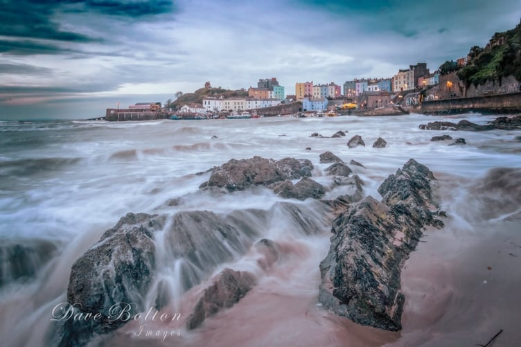 Storm Babet at Tenby