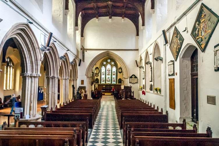 The Church of St Mary the Virgin in Haverfordwest