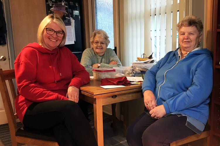 Fundraisers Raydene, Pauline and Louise