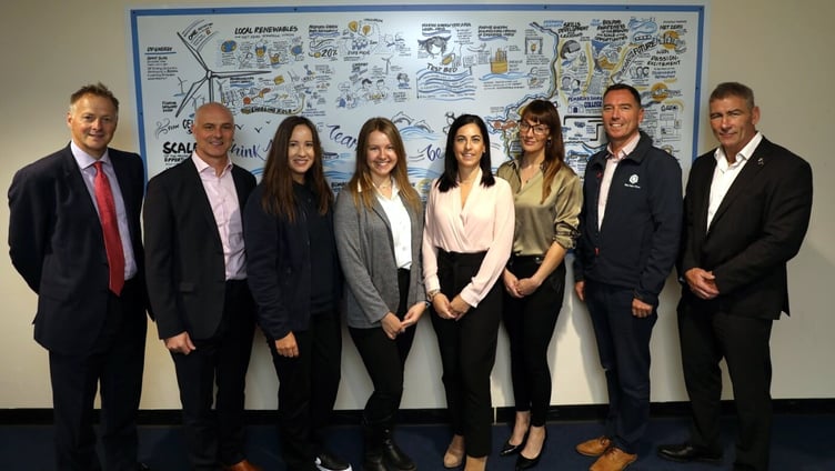 Dr Mark Picton, RWE Renewables, David Jones, Blue Gem Wind, Sara Jones, Floventis Energy, Naomi Bowen, Blue Gem Wind, Jess Turfery RWE Renewables, Vidette Swales, Port of Milford Haven, Ben Williams, RWE, Mark Davies, Ledwood Engineering; SPARC is also supported by Pembrokeshire County Council and Pembrokeshire College.