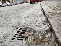 Gutter press? Aftermath of the deluge in Pembroke Dock
