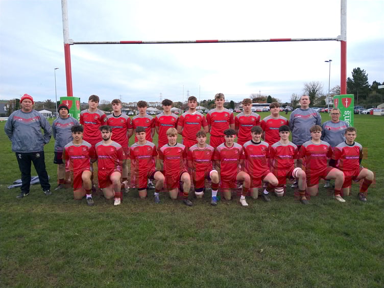 The victorious youth squad