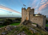 Eco-friendly Christmas wreath workshops at Pembrokeshire castle