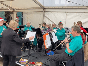 Watch - Castle Brass plays Little Donkey at Pembroke Christmas Market