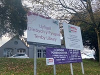 Temporary closure at Tenby Library